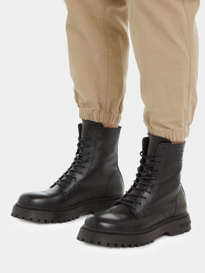 Ботинки Tommy Hilfiger Lace-Up Cleat Debossed Logo Mid Boots модель EM0EM01244-BDS — фото 3 - INTERTOP