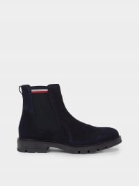 Синий - Челси Tommy Hilfiger Signature Tape Suede Chelsea Ankle Boots