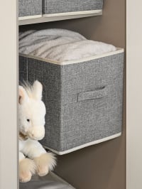 Светло-серый - МВМ MY HOME ­Ящик для хранения квадратный серый