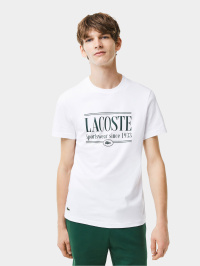 Белый - Футболка Lacoste