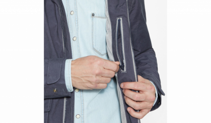 Куртки Timberland HOODED PIER JACKET EBONY модель A1JAL005 — фото 6 - INTERTOP