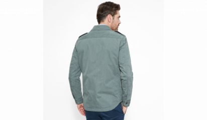Куртки Timberland STONYBROOK OVERSHIRT GREENHOUS модель 0YGEMTG6 — фото 3 - INTERTOP