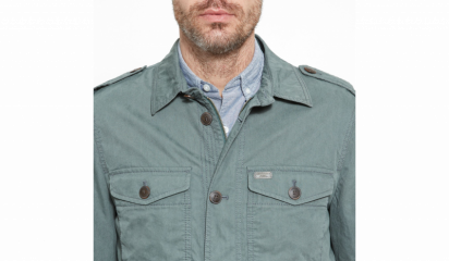 Куртки Timberland STONYBROOK OVERSHIRT GREENHOUS модель 0YGEMTG6 — фото 6 - INTERTOP
