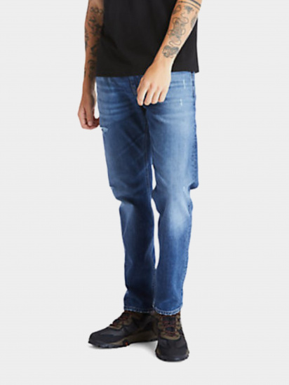 Прямые джинсы Timberland Distressed модель TB0A2D2ZAR932 — фото - INTERTOP
