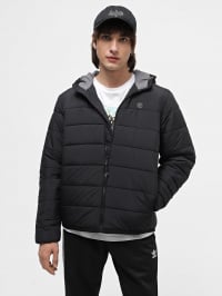 Чорний - Демісезонна куртка Timberland Garfield Mid Weight Hooded Puffer Jacket