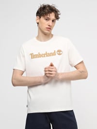 Белый - Футболка Timberland Linear Logo