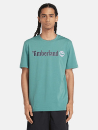Блакитний - Футболка Timberland Linear Logo