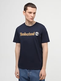Тёмно-синий - Футболка Timberland Linear Logo
