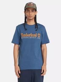 Синий - Футболка Timberland Logo