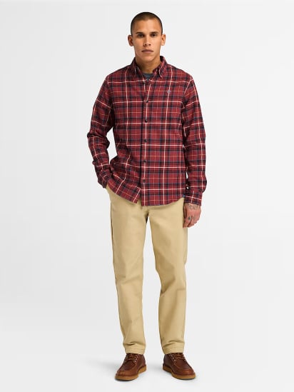 Рубашка Timberland Midweight Flannel Check модель TB0A6V4AEFF — фото 4 - INTERTOP