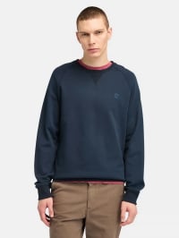 Тёмно-синий - Свитшот Timberland Exeter River Brushed-back Crew