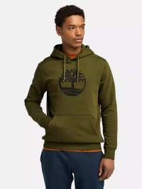 Оливковый - Худи Timberland Kennebec River Tree Logo