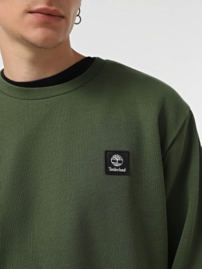 Свитшот Timberland Woven Badge Crew Neck модель TB0A6UHJEIN — фото 4 - INTERTOP