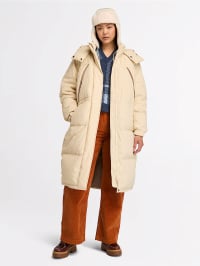 Білий - Зимова куртка Timberland Howker Recycled Down Puffer Long