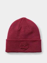 Бордовый - Шапка Timberland Tonal 3D Embroidery Beanie