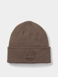 Коричневий - Шапка Timberland Tonal 3D Embroidery Beanie