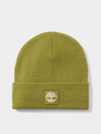 Зелений - Шапка Timberland Cuffed Beanie With Tonal Patch