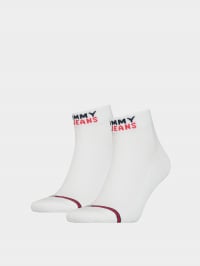 Белый - Набор носков Tommy Hilfiger 2-Pack Uni Tj Quarter Socks