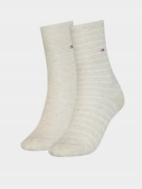 Беж меланж - Набір шкарпеток Tommy Hilfiger Small Stripe