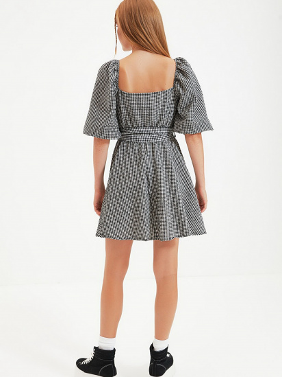 Платье мини Trendyol модель TWOAW22EL0051/Siyah — фото 3 - INTERTOP
