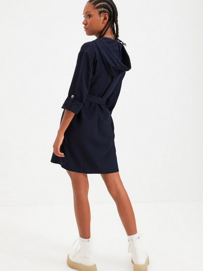Платье миди Trendyol модель TWOAW22EL0184/Lacivert — фото 3 - INTERTOP