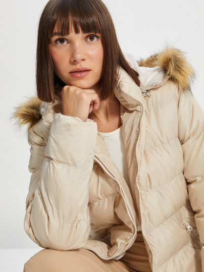 Зимняя куртка Trendyol модель TWOAW22MO0275/Bej — фото 7 - INTERTOP