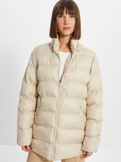 Зимняя куртка Trendyol модель TWOAW22MO0275/Bej — фото 9 - INTERTOP