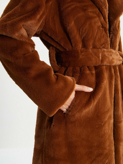 Пальто Trendyol модель TWOAW22KB0034/Kahverengi — фото 3 - INTERTOP