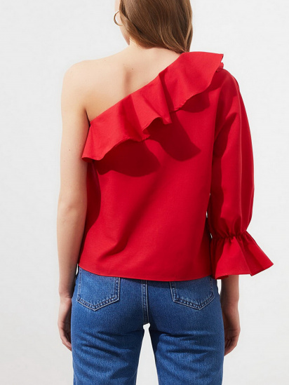 Блуза с коротким рукавом Trendyol модель TWOSS21BZ1115/Kırmızı — фото 5 - INTERTOP