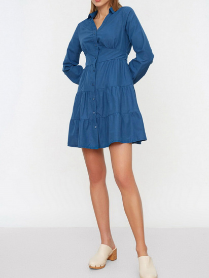 Платье мини Trendyol модель TWOSS22EL0179/Indigo — фото - INTERTOP