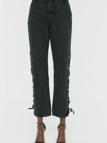 Расклешенные джинсы Trendyol модель TWOSS22JE0168/Siyah — фото 4 - INTERTOP