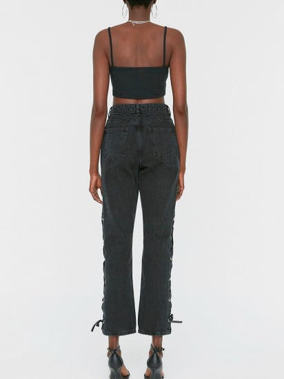 Расклешенные джинсы Trendyol модель TWOSS22JE0168/Siyah — фото 5 - INTERTOP