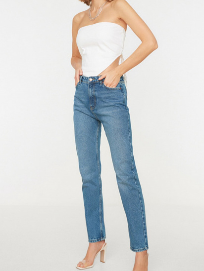 Прямые джинсы Trendyol модель TWOSS22JE0154/Mavi — фото 5 - INTERTOP