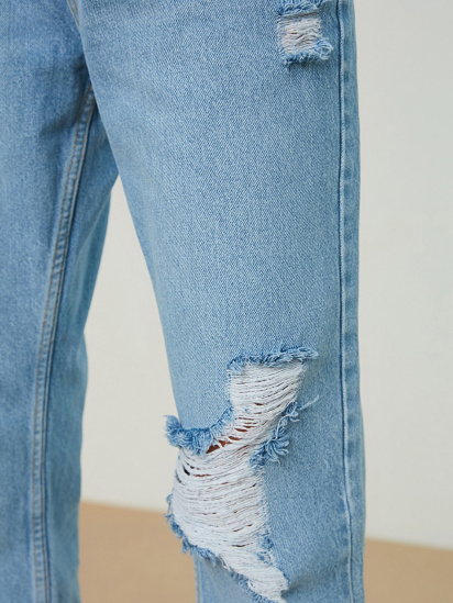 Прямые джинсы Trendyol модель TWOSS22JE0146/Mavi — фото 5 - INTERTOP