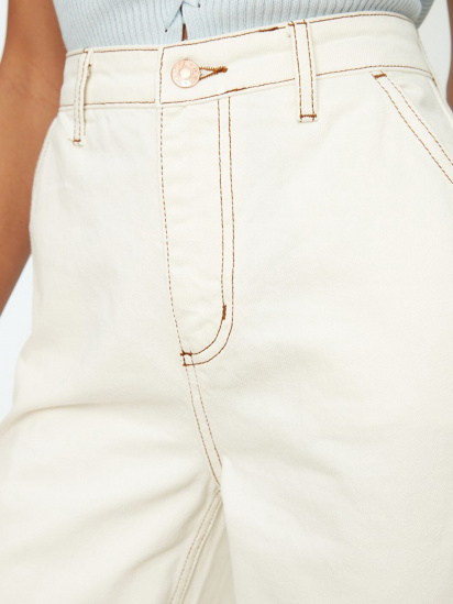 Расклешенные джинсы Trendyol модель TWOSS22JE0317/Ekru — фото 4 - INTERTOP