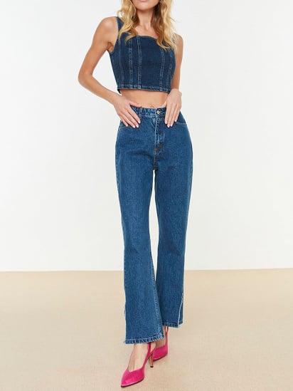 Расклешенные джинсы Trendyol модель TWOSS22JE0325/Mavi — фото 3 - INTERTOP