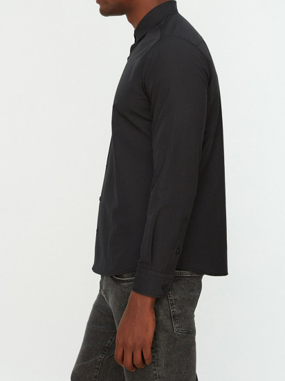 Рубашка с длинным рукавом Trendyol модель TMNSS22GO0050/Siyah — фото 4 - INTERTOP
