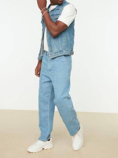 Широкие джинсы Trendyol модель TMNSS22JE0102/Mavi — фото - INTERTOP