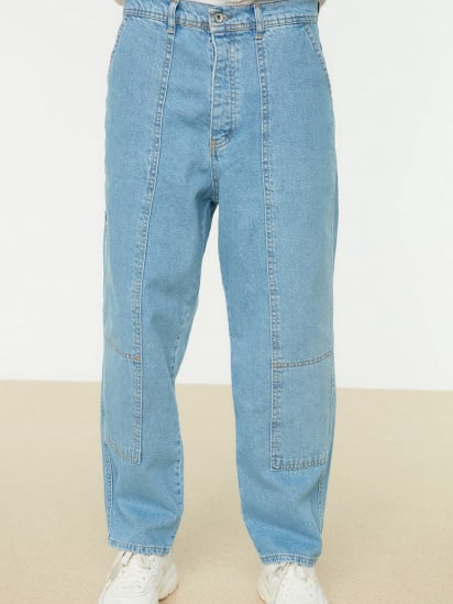 Широкие джинсы Trendyol модель TMNSS22JE0102/Mavi — фото 4 - INTERTOP