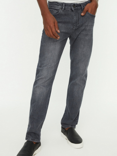 Прямые джинсы Trendyol модель TMNSS22JE0369/Gri — фото - INTERTOP
