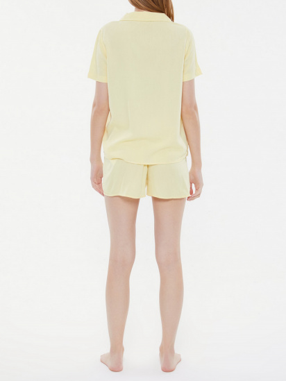 Пижама Trendyol модель THMSS21PT0881/Sarı — фото 4 - INTERTOP