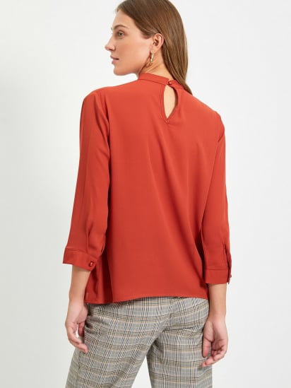 Блуза з довгим рукавом Trendyol модель TWOAW22BZ0168/Kiremit — фото 2 - INTERTOP