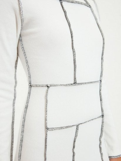 Платье мини Trendyol модель TWOAW22EL0172/Beyaz — фото 4 - INTERTOP
