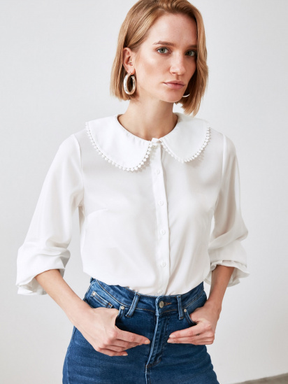 Блуза Trendyol модель TWOAW21GO0717/Beyaz — фото 3 - INTERTOP