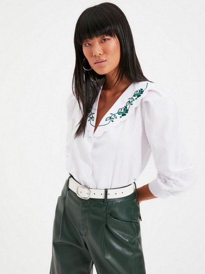 Блуза Trendyol модель TWOAW22BZ0100/Beyaz — фото 5 - INTERTOP