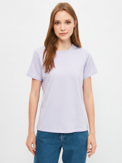 Набор футболок Trendyol модель TWOSS20TS0141/Lacivert-Lila — фото 5 - INTERTOP