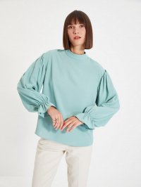 М'ятний - Блуза Trendyol