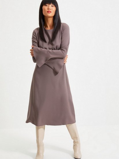 Платье миди Trendyol модель TWOAW22EL0123/Antrasit — фото 3 - INTERTOP