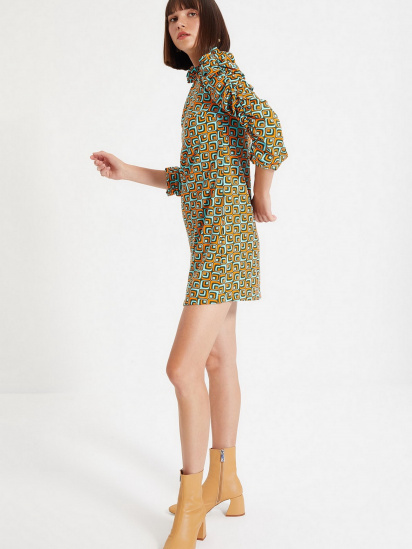 Платье мини Trendyol модель TWOAW22EL0347/Cok Renkli — фото 3 - INTERTOP