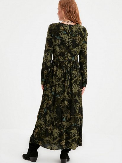 Платье миди Trendyol модель TWOAW22EL0501/Siyah — фото 5 - INTERTOP